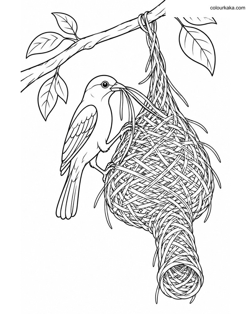 Weaver Bird Woven Nest Page thumbnail